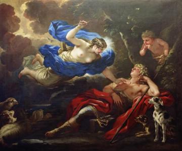Diana and Endymi Artwork by Luca Giordano
