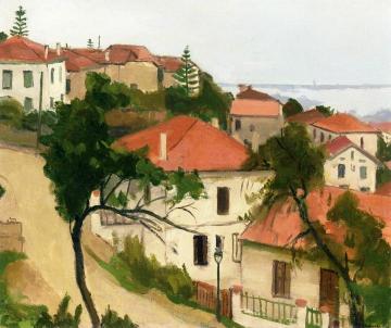 Rue Norvins and Place du Tertre in Montmartre Artwork by Albert Marquet