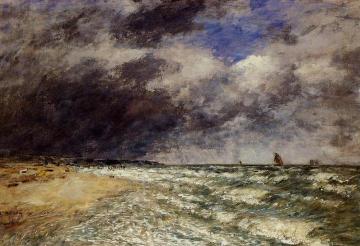 A Squall from Northwest Artwork by Eugène-Louis Boudin