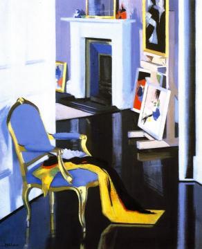 The Gold Chair Artwork by Francis Campbell Boileau Cadell