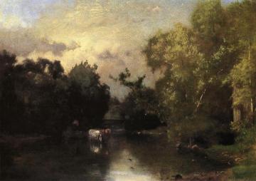 The Peqonic, New Jersey Artwork by George Inness