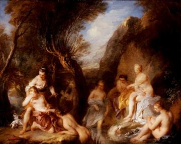 Diana And Callisto Artwork by Francois Lemoyne