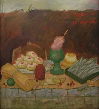 The Buffet Artwork by Fernando Botero