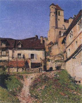 Le Coin du Village Artwork by Henri Martin