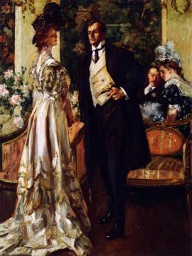 Illustration for "The Fashionable Adventures of Joshua Craig" Artwork by Albert B. Wenzell