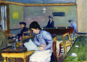 Village Cafe Artwork by Albert Marquet