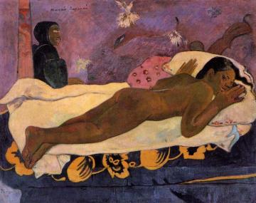 Manao Tupapau Artwork by Paul Gauguin