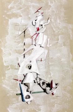 La grue des sables Artwork by Yves Tanguy