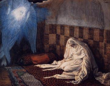 The Annunciation Artwork by James Tissot