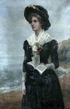 A Stroll by the Shore Artwork by William Oliver