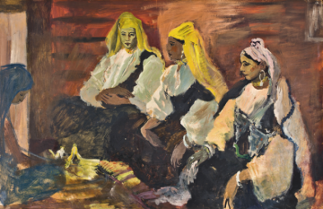 Moroccan Women At Tea-time, Tiznit Artwork by Edy Legrand