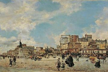 Place Clichy Artwork by Giovanni Boldini