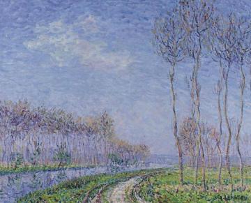 Trees by the River Artwork by Gustave Loiseau