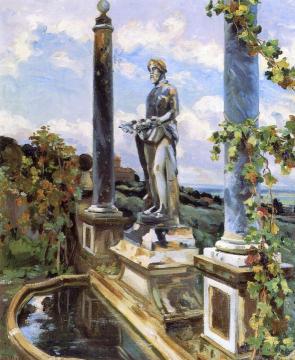 The Statue of Vertumnusat Frascati, Italy Artwork by Wilfred Gabriel De Glehn