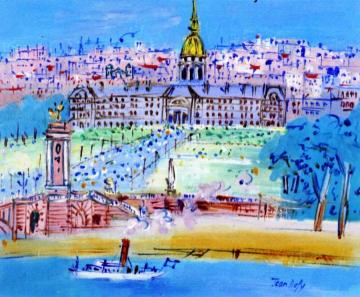 The Hotel Des Invalides Artwork by Jean Dufy