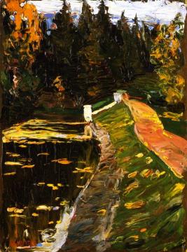 Study for 'Sluice' Artwork by Wassily Kandinsky