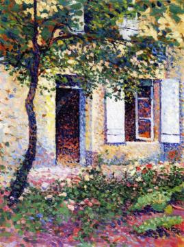 Doorway, rue Corot Artwork by Maximilien Luce