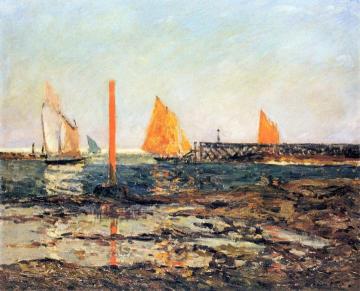 Le Croisic: Returning Boats Artwork by Maxime Maufra