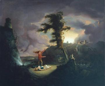 The Death of Amelia Artwork by Samuel Colman