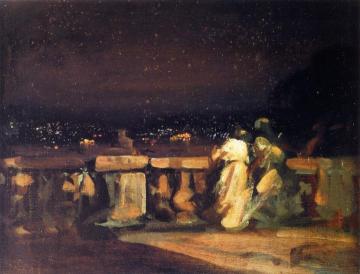 Watching the Fireworks, St. Cloud Artwork by Charles Conder