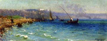 A View Of The Bosphorous From The Old Byzantine Walls, Constantinople Artwork by Fausto Zonaro