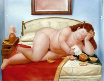 La Lettera Artwork by Fernando Botero