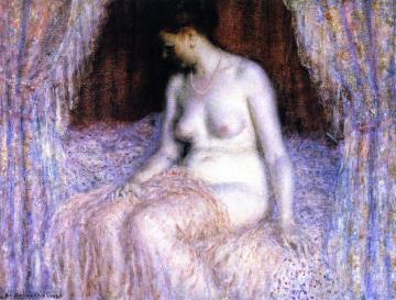Seated Nude Artwork by Frederick Carl Frieseke