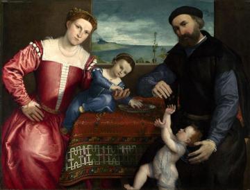 Volta Family Artwork by Lorenzo Lotto