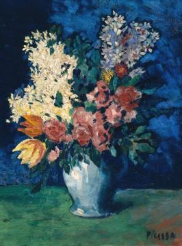 Flowers Artwork by Pablo Picasso
