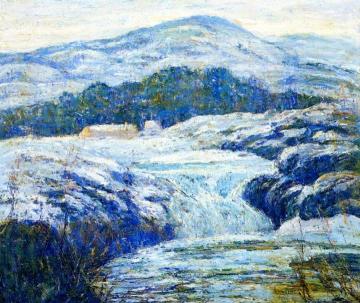 Winter Landcape Artwork by Ernest Lawson