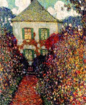 The House Of Jean-jacques Rousseau Artwork by Henri Le Sidaner