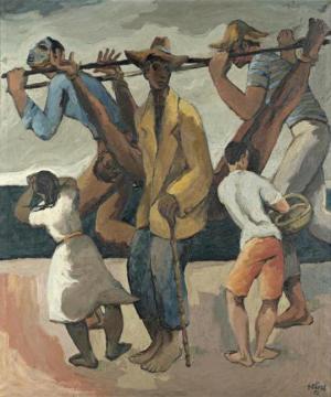 Frente El Mar Artwork by Fernando Botero