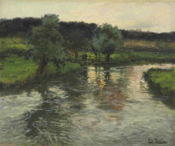 Evening Artwork by Fritz Thaulow