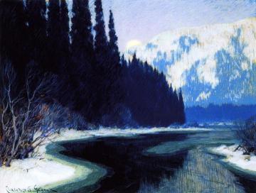 A Silent Stream of the North Artwork by Clarence Gagnon