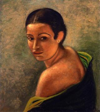 Woman's Head Artwork by Andre Derain