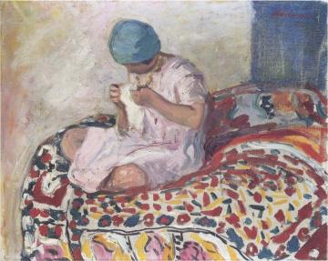 The Little Seamstress Artwork by Henri Lebasque