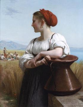 Moissoneuse Artwork by William Adolphe Bouguereau