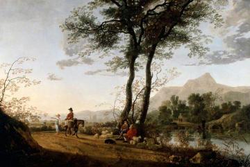 A Road Near A River Artwork by Aelbert Cuyp