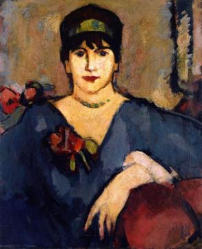 The Blue Dress Artwork by John Duncan Fergusson