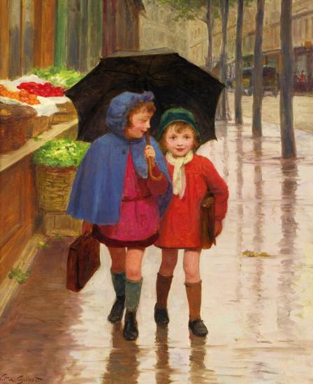 Best Friends Artwork by Victor Gabriel Gilbert