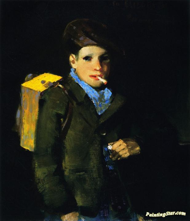 Boy with Dice Artwork by George Benjamin Luks