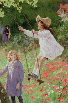 The Swing Artwork by Percy Tarrant