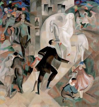 La Fête étrange (2nd version) Artwork by Alice Bailly