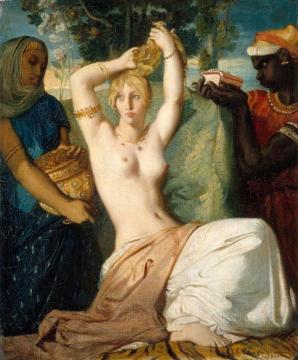 The Toilet Of Esther Artwork by Theodore Chasseriau