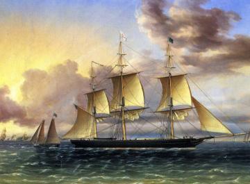 The Baltimore Clipper "Architect" Artwork by James E. Buttersworth