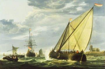 Shipping on the Maas, Dordrecht Artwork by Aelbert Cuyp