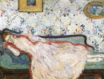 Resting Artwork by Frederick Carl Frieseke