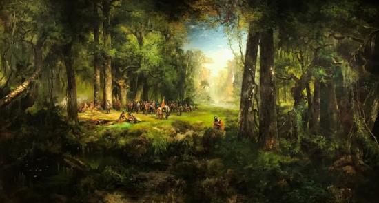 Ponce De Leon In Florida Artwork by Thomas Moran