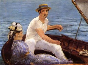 Boating Artwork by Edouard Manet