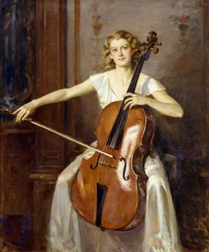 Florence Hooton Artwork by Wilfred Gabriel De Glehn